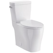 Lemora 1.28 GPF Two Piece Elongated Chair Height Toilet with Left Hand Lever - Seat Included