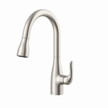 Viper 1.75 GPM Single Hole Pull Down Kitchen Faucet - Includes Escutcheon