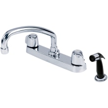 Classics 1.75 GPM Standard Pull Out Kitchen Faucet - Includes Escutcheon and Side Spray