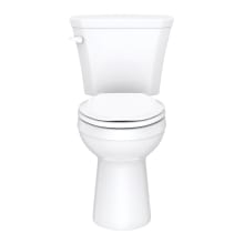 Viper 1.28 GPF 27 3/8" Depth Compact Combo Two Piece Elongated Chair Height Toilet with Left Hand Lever - Seat Included