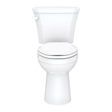 Viper 1.28 GPF Two Piece Elongated Chair Height Toilet with Left Hand Lever - Seat Included