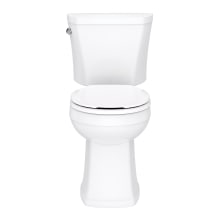 Avalanche 1.28 GPF Two Piece Round Chair Height Toilet with Left Hand Lever - Seat Included