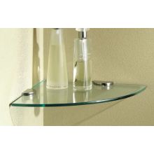 3/8" Tempered Replacement Corner Glass Tray from the Sine Collection
