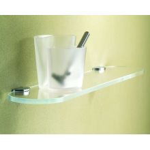 3/8" x 18" Tempered Replacement Glass Shelf from the Sine Collection