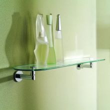 1/4" x 18" Tempered Replacement Glass Shelf from the Sine Collection