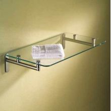 24" Tempered Replacement Glass Hotel Shelf from the Sine Collection