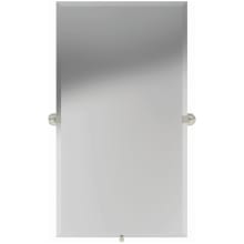 36" Rectangular Pivoting Portrait Mirror from the Columnar Collection