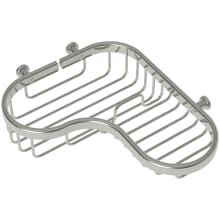 Splashables Solid Brass Combination Corner Shower Basket