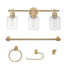 Cannes 5 Piece All-in-one Bathroom Set with Vanity light