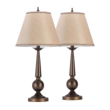 Pack of (2) Single Light 27" Tall Buffet Table Lamps