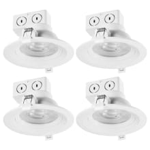 Pack of (4) - Classic Series LED Integrated Recessed Fixture 5" Baffle Recessed Trim- IC Rated