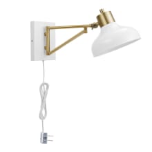 Berkeley Single Light 6" Tall Wall Sconce - Plug In or Hardwired Installation Capable