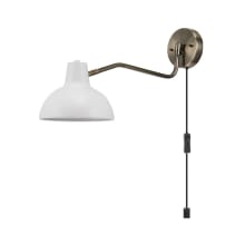 Elon 12" Tall LED Hardwired or Plug-In Wall Sconce