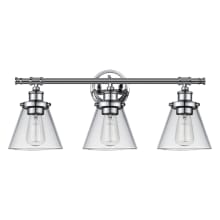 Parker 3 Light 25" Wide Bathroom Vanity Light