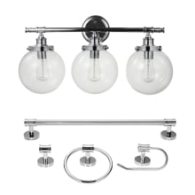 Milan 3 Light 26" Wide LED Bathroom Vanity Light