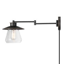 Nate Single Light 9" Tall LED Hardwired or Plug-In Wall Sconce