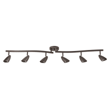 Grayson 6 Light 52-3/8" Wide Fixed Rail Ceiling Fixture