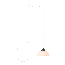 Finn Single Light 9" Wide Plug-In Pendant