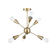 Clementine 6 Light 19" Wide Sputnik Chandelier