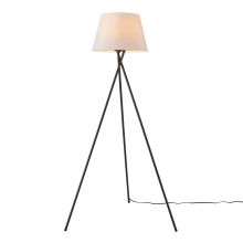 Allen 59" Tall Tripod Floor Lamp with Linen Shade