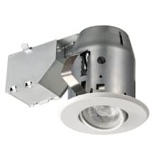 3" GU10 Adjustable Recessed Trim and Remodel Housing- IC Rated