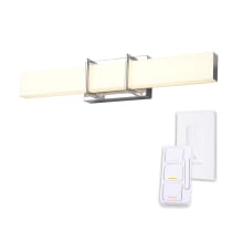 Horizon 24" Wide LED Bath Bar with Frosted Acrylic Shade