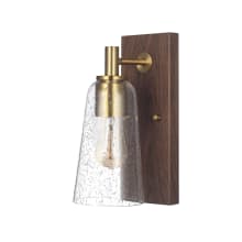 Brockton 12" Tall Wall Sconce with Glass Shade