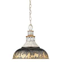 Kinsley 14" Wide Pendant with Hand Painted Shade