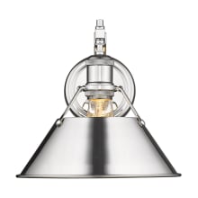 Orwell Single Light 10" Wide Bathroom Sconce in Chrome with Colorful Shade