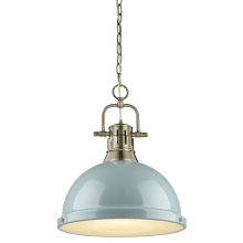 Duncan Single Light 14" Wide Pendant