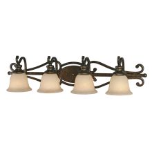 Four Light Bathroom Fixture from the Heartwood Collection