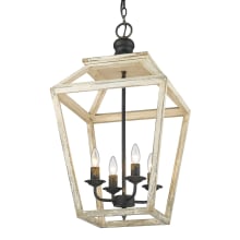 Haiden 4 Light 16" Wide Taper Candle Pendant