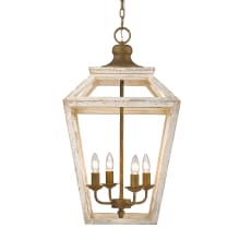 Haiden 4 Light 16" Wide Taper Candle Pendant
