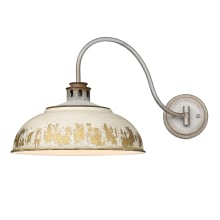 Kinsley 13" Tall Wall Sconce with Antique Ivory Shade