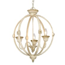 Jules 3 Light 18" Wide Taper Candle Pendant