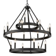 Alastair 18 Light 32" Wide Taper Candle Chandelier