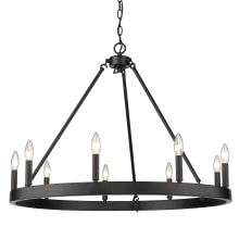 Alastair 9 Light 32" Wide Taper Candle Style Chandelier