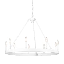 Alastair 9 Light 32" Wide Taper Candle Style Chandelier