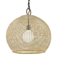 Reed 20" Wide Cage Pendant