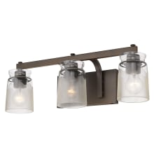 Travers 3 Light 23" Wide Bathroom Vanity Light