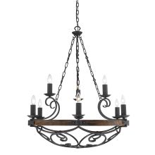 Madera 9 Light 35" Wide Taper Candle Chandelier