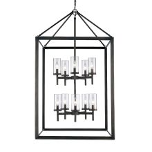 10 Light 27" Wide 2 Tier Chandelier From the Smyth Collection