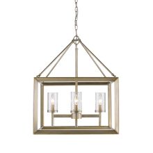 Smyth 4 Light 1 Tier Chandelier with Clear Glass Shades