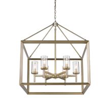 Smyth 6 Light 1 Tier Chandelier with Clear Glass Shades
