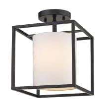 Manhattan 9" Wide Semi-Flush Square Ceiling Fixture