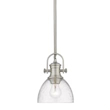 Hines Single Light 7" Wide Mini Pendant