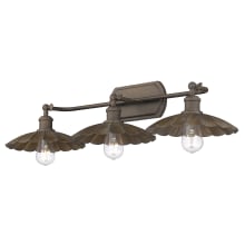 Clemence 3 Light 31" Wide Bathroom Vanity Light