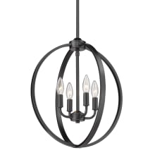 Colson 4 Light 17" Wide Taper Candle Pendant