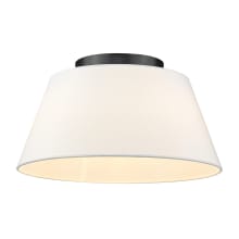 Penn 3 Light 16" Wide Semi-Flush Ceiling Fixture