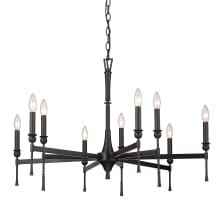 Landon 9 Light 34" Wide Taper Candle Style Chandelier